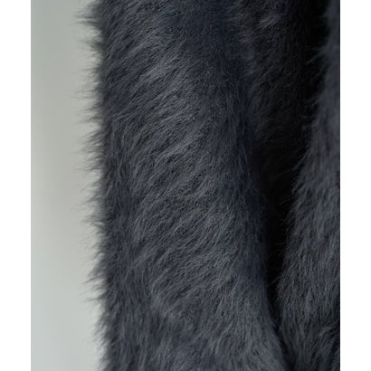 【LUXE】レタードしっとりシャギーニット （チャコールグレー）｜詳細画像