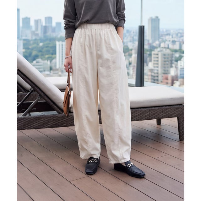 【DELI by】リラックスアーバンフォルム ワイドパンツ （ホワイト）