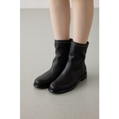 インボアスタッズミドルブーツ BLK｜詳細画像