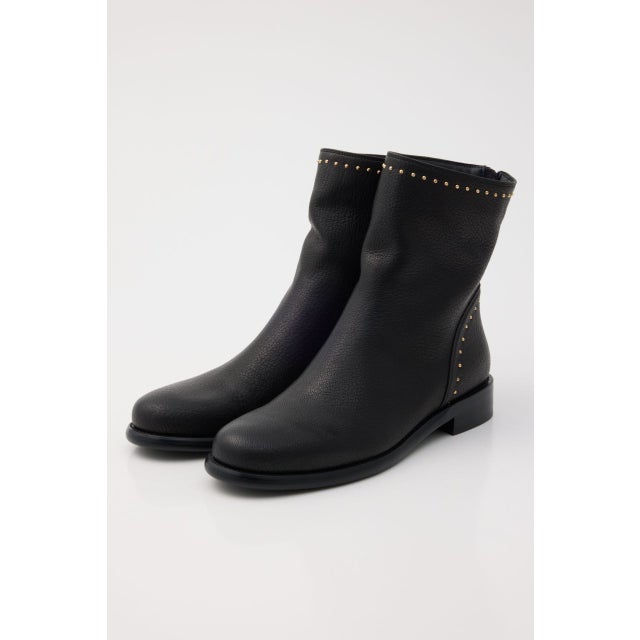 インボアスタッズミドルブーツ BLK