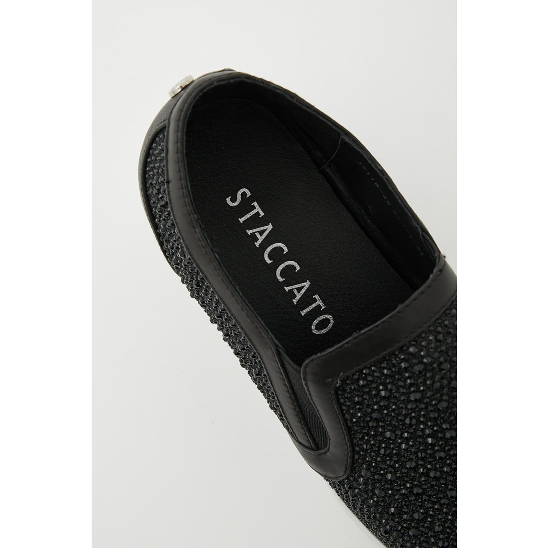 STACCATO クリスタルインヒールスリッポン SLV -ファッション通販 
