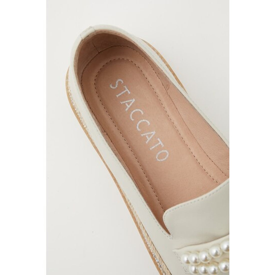 STACCATO パールコンビエスパドリーユ WHT -ファッション通販 FASHION 