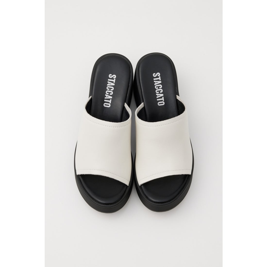 STACCATO バウムプラットフォームミュール STACCATO バウムプラットフォームミュール BLK -ファッション通販