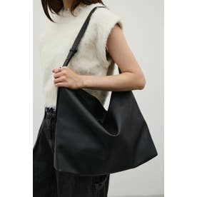 ワンハンドルビッグショルダーバッグ BLK