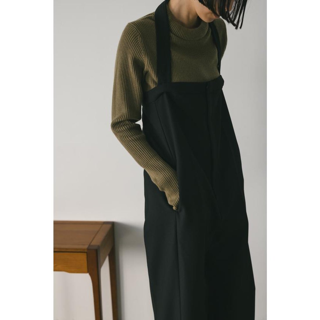 スタイルミキサー STYLEMIXER ホルターネックオールインワン （GRY 