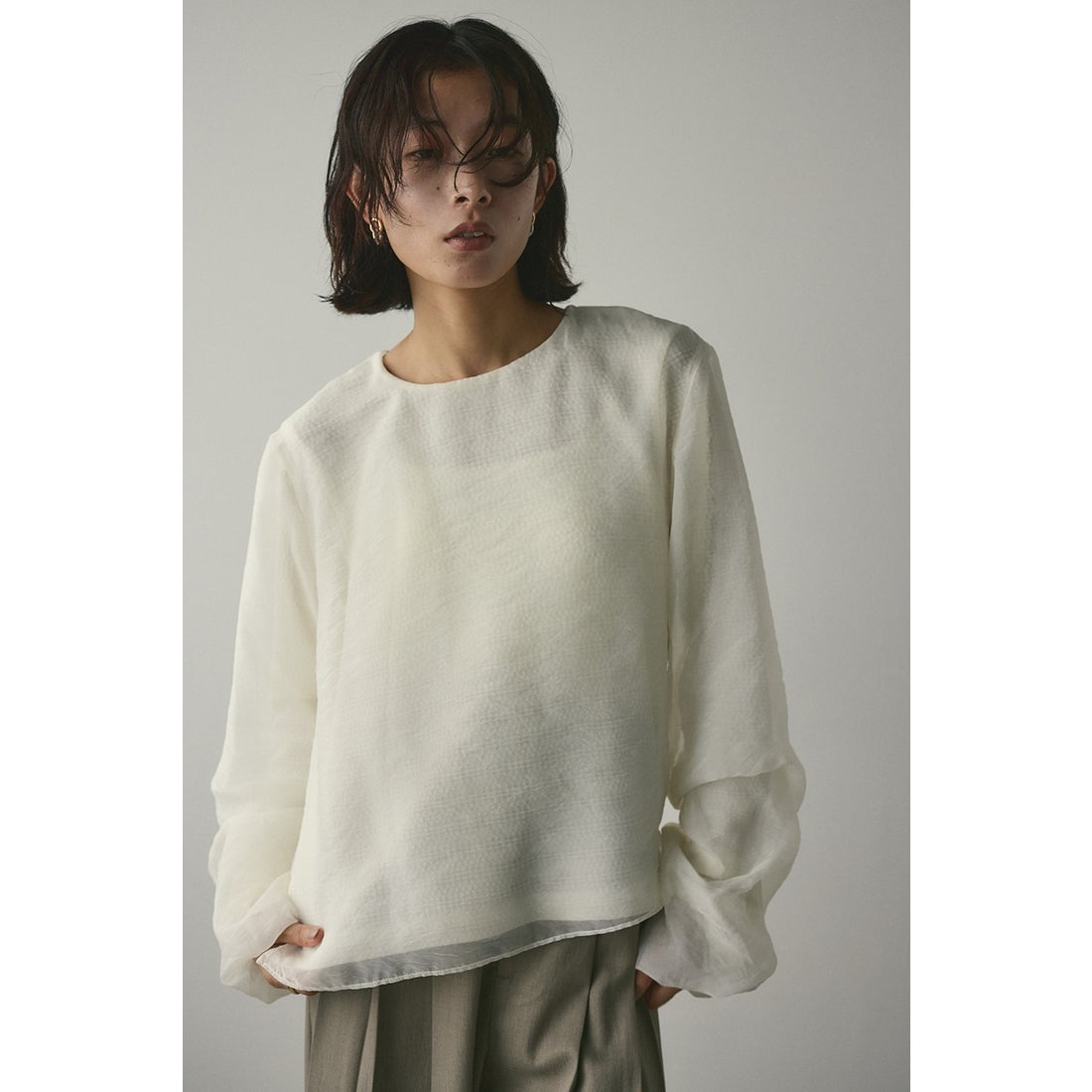 STYLEMIXER レイヤーギャザートップ PNK -ファッション通販 FASHION WALKER