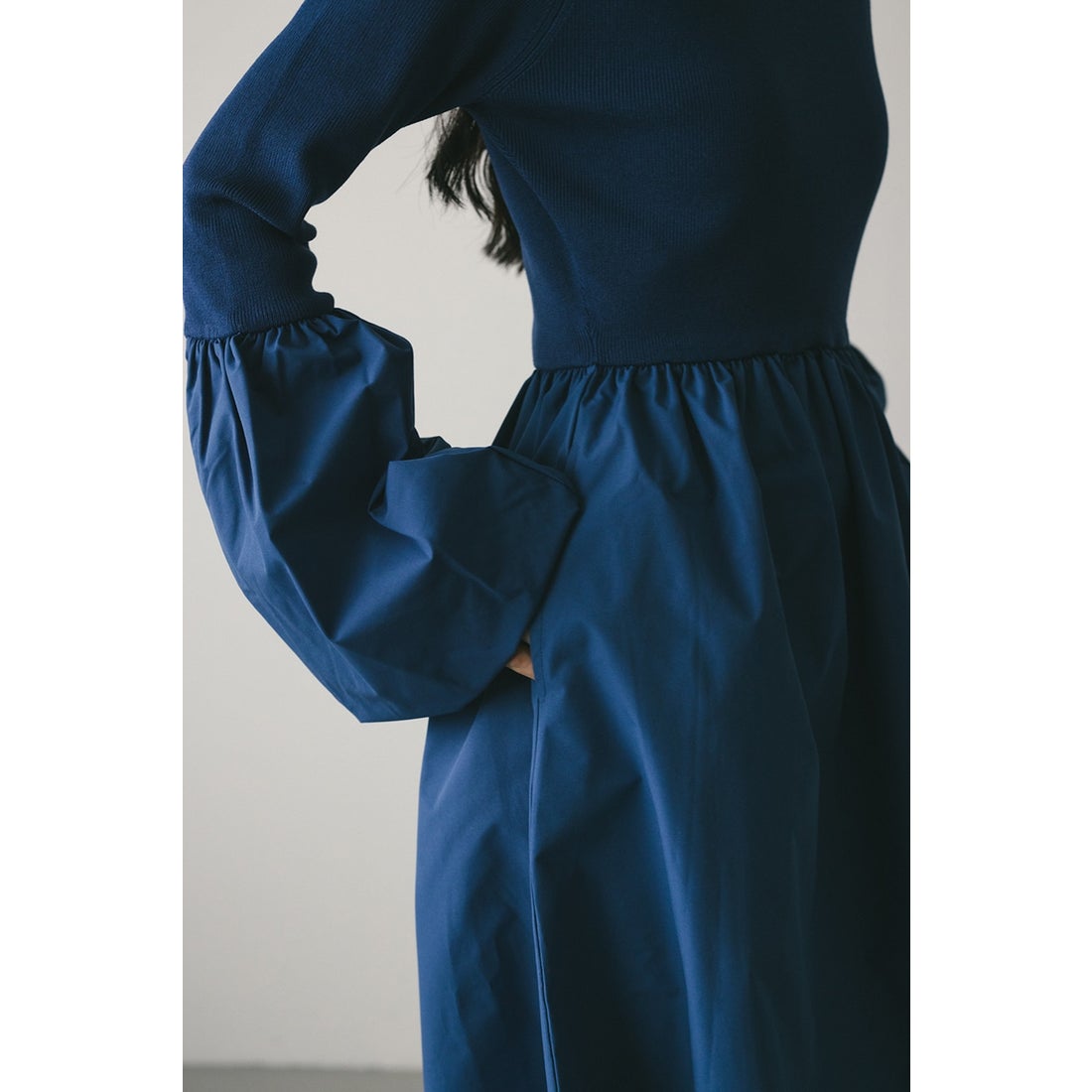 スタイルミキサー STYLEMIXER コクーンスリーブコンビネーションニット 