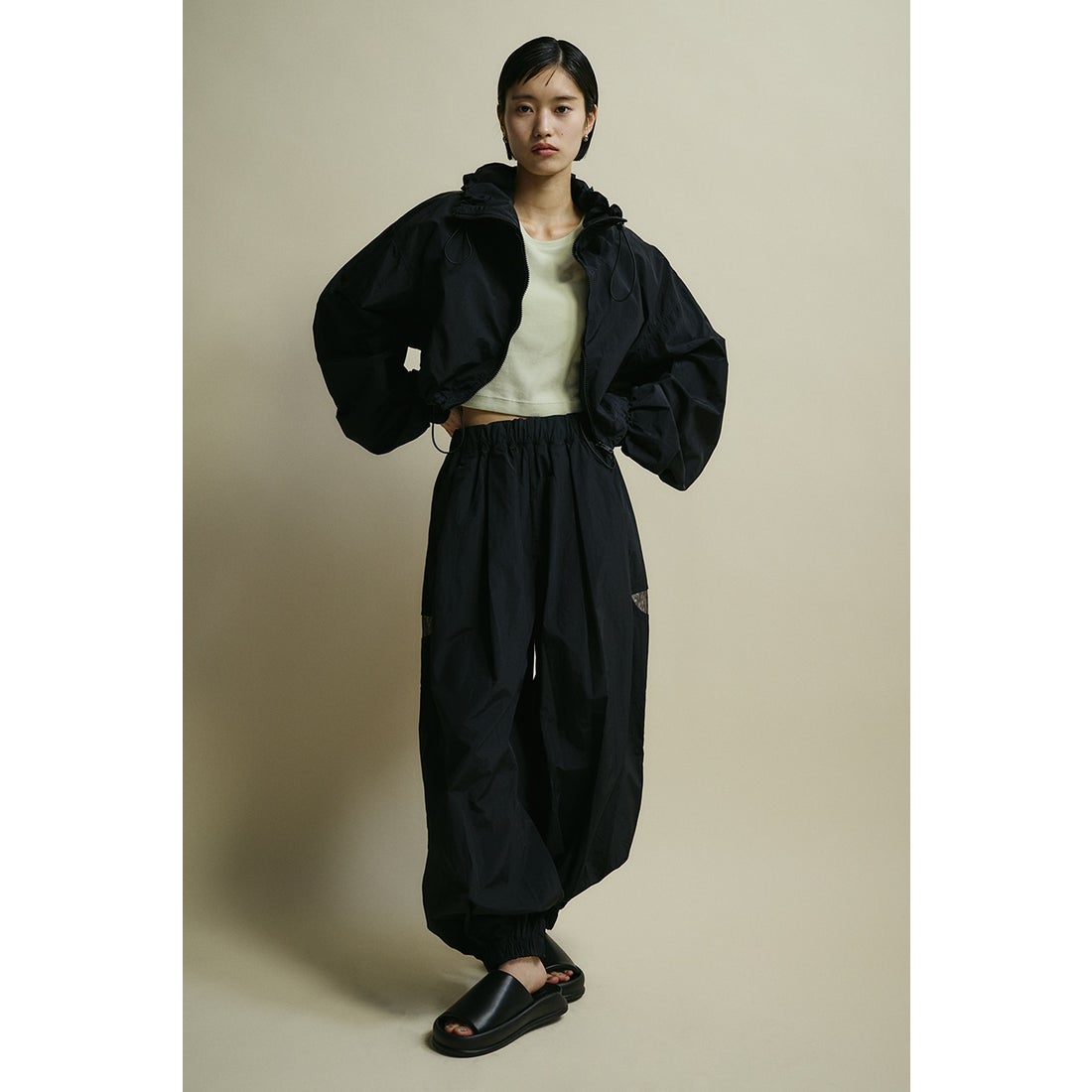 STYLEMIXER ACTIVE撥水ショートブルゾン BLK -ファッション通販 