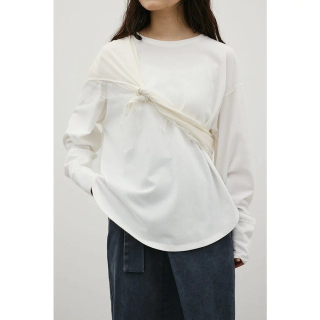 ルーズカットトップ WHT