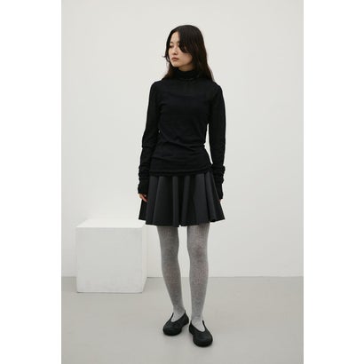 ソフトハイネックアルパカニット BLK｜詳細画像