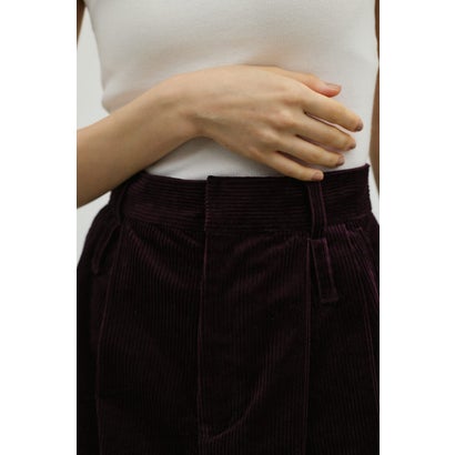コーデュロイタックパンツ PUR｜詳細画像
