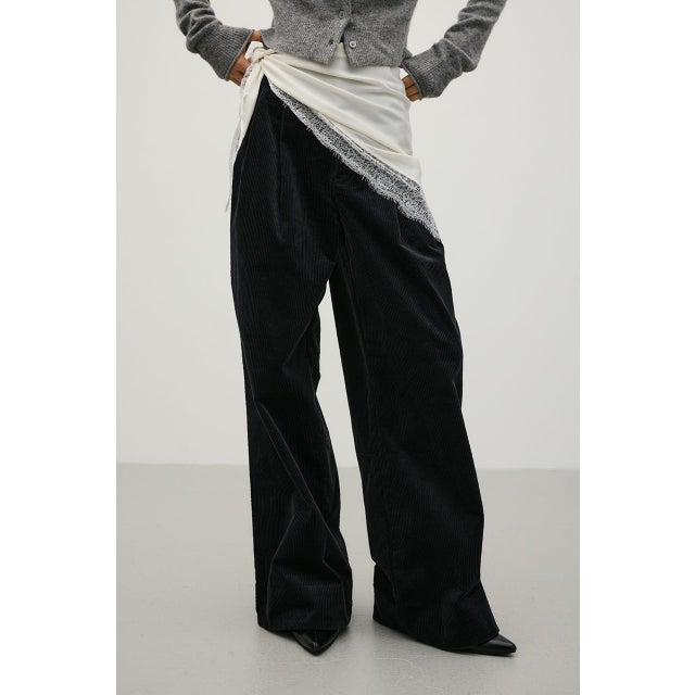 コーデュロイタックパンツ GRY