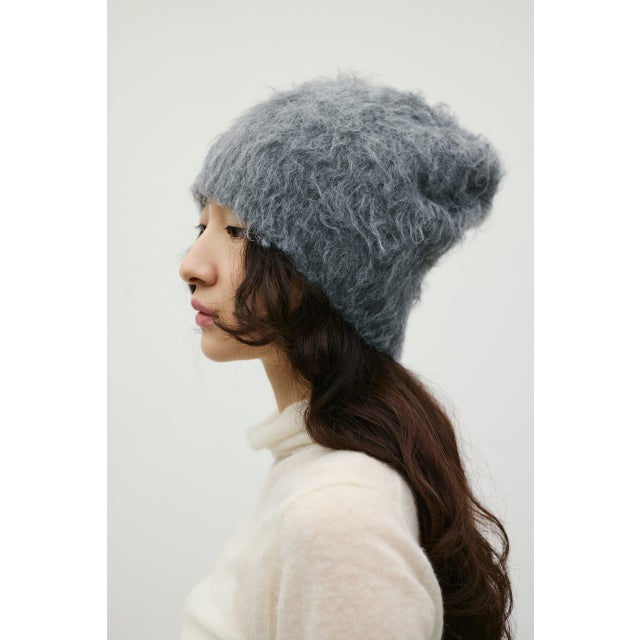 シャギーニットビーニー GRY