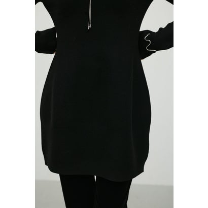 フォルムニットミニワンピース BLK｜詳細画像