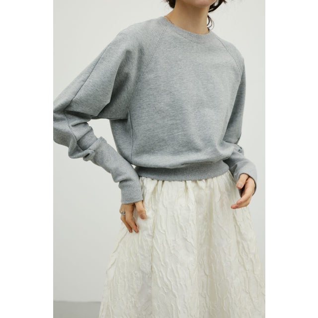 コンパクトスウェットトップ T.GRY