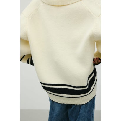 テーラーカラーニットトップ GRY｜詳細画像