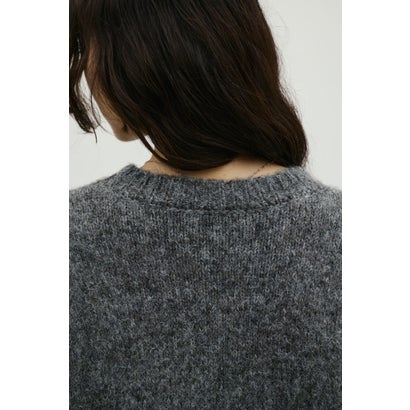 シャギールーズニットトップ GRY｜詳細画像