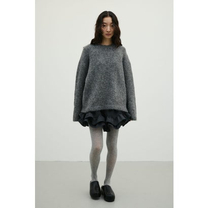 シャギールーズニットトップ GRY｜詳細画像