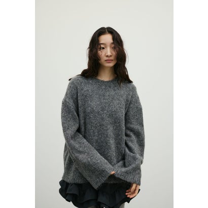 シャギールーズニットトップ GRY｜詳細画像