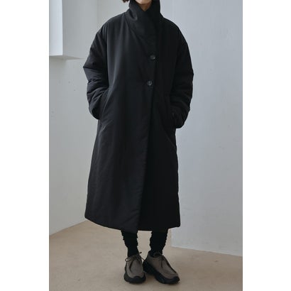 パッファーロングコート BLK｜詳細画像