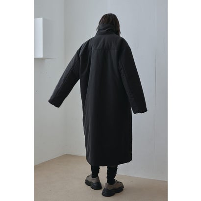 パッファーロングコート BLK｜詳細画像