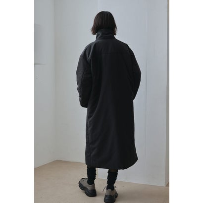 パッファーロングコート BLK｜詳細画像