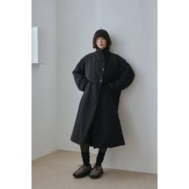パッファーロングコート BLK