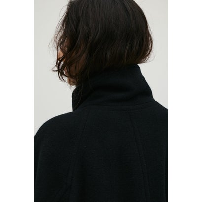 ウールZIPミディコート BLK｜詳細画像