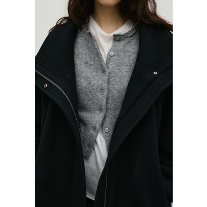 ウールZIPミディコート GRY｜詳細画像