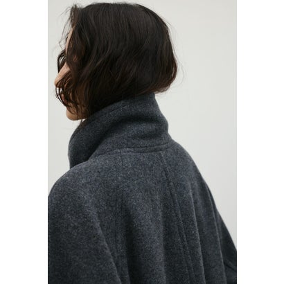 ウールZIPミディコート GRY｜詳細画像