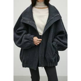 ウールZIPミディコート GRY