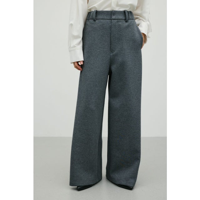 ダンボールワイドタックパンツ GRY