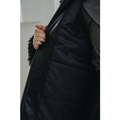 パッファーボアブルゾン BLK｜詳細画像