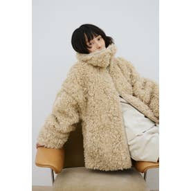 パッファーボアブルゾン BEG