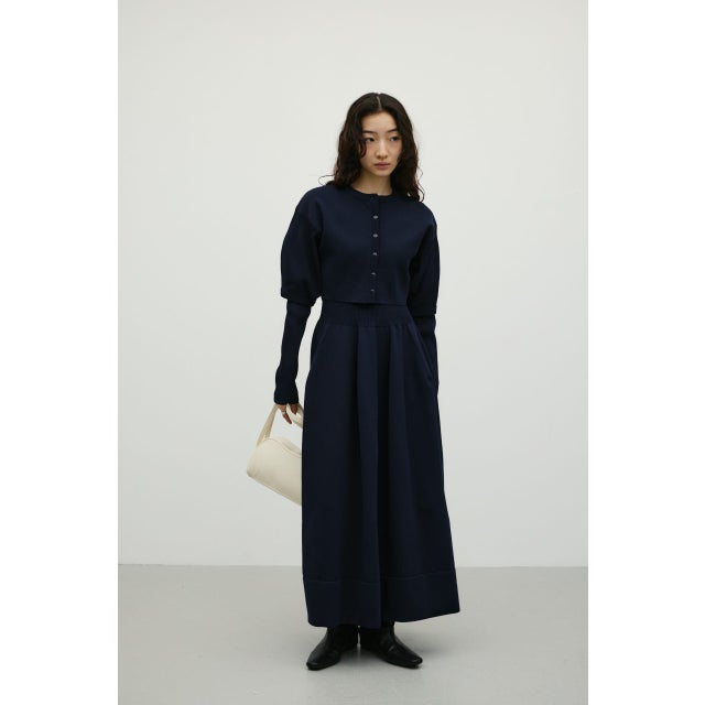 2ピースフォルムカーデニットワンピース NVY