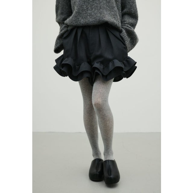 フリルヘムショートパンツ GRY