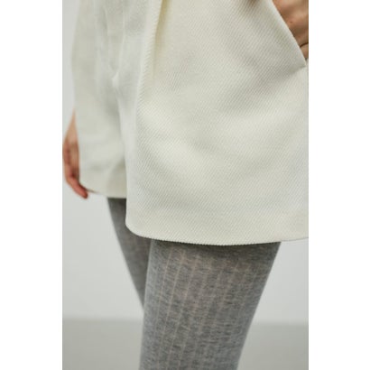コーデュロイライクショートパンツ WHT｜詳細画像