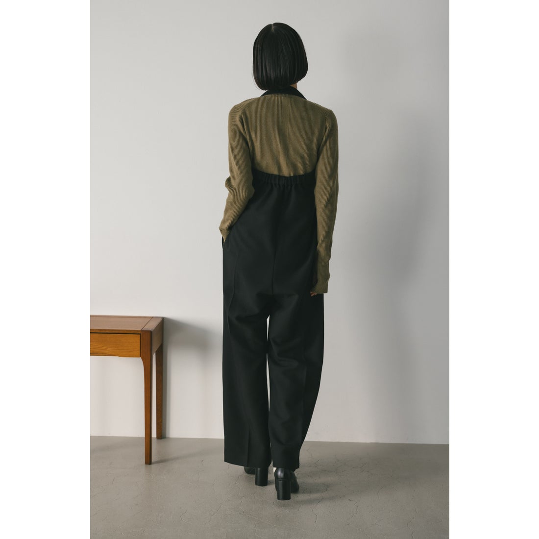 STYLEMIXER ホルターネックオールインワン GRY -靴＆ファッション通販 