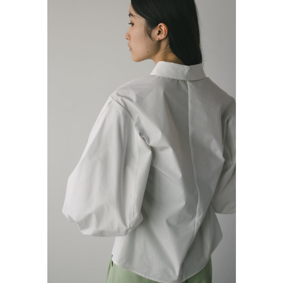 STYLEMIXER バルーンスリーブシャツ WHT -ファッション通販 FASHION WALKER