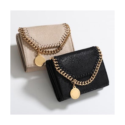 ステラ マッカートニー STELLA McCARTNEY STELLA McCARTNEY 三つ折り財布 FALABELL 7P0095 W9355 （1000/BLACK）｜詳細画像
