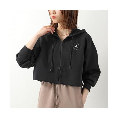 ステラ マッカートニー STELLA McCARTNEY adidas by STELLA McCARTNEY パーカー aSMC CRO HOODIE JD8107 （BLACK/ブラック）｜詳細画像