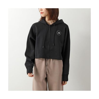 ステラ マッカートニー STELLA McCARTNEY adidas by STELLA McCARTNEY パーカー aSMC CRO HOODIE JD8107 （BLACK/ブラック）｜詳細画像
