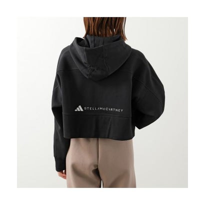 ステラ マッカートニー STELLA McCARTNEY adidas by STELLA McCARTNEY パーカー aSMC CRO HOODIE JD8107 （BLACK/ブラック）｜詳細画像