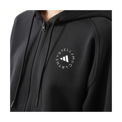 ステラ マッカートニー STELLA McCARTNEY adidas by STELLA McCARTNEY パーカー aSMC CRO HOODIE JD8107 （BLACK/ブラック）｜詳細画像