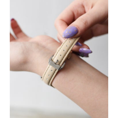 Apple Watch Band スリムパフレザー （ベージュ）｜詳細画像
