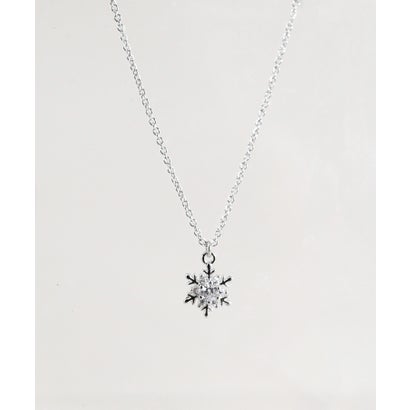 【Multi way】Snow Crystal Necklace / 金属アレルギー対応 （シルバー）｜詳細画像