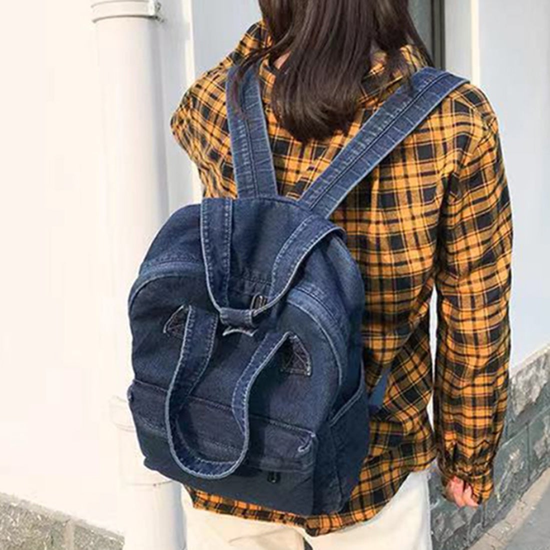 スタイルブロック STYLEBLOCK デニム素材リュックサック （ダーク 