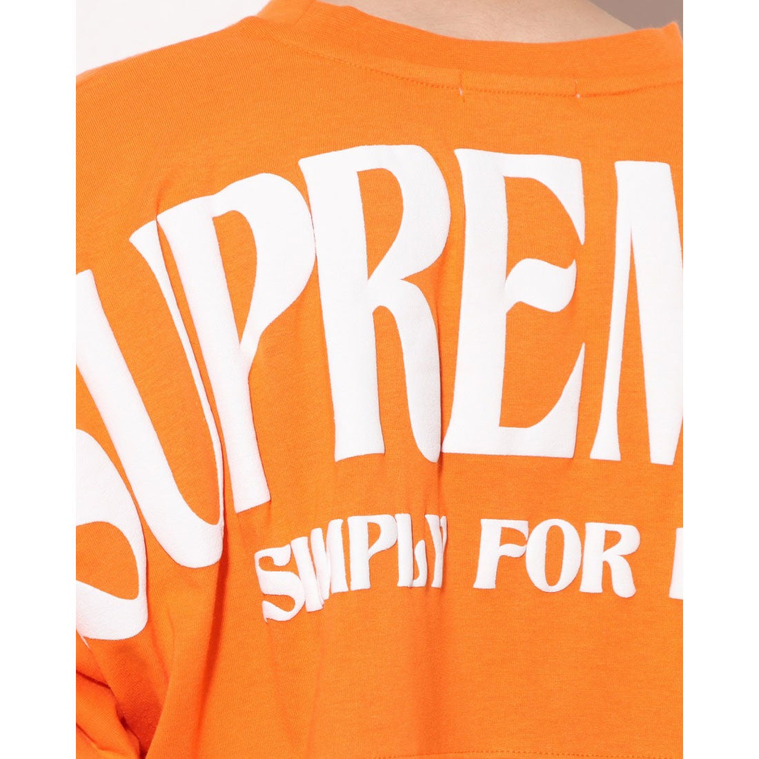 スタイルブロック STYLEBLOCK BIGロゴプリント入り5分袖ビッグシルエットTシャツ （オレンジ） -ファッション通販 FASHION  WALKER