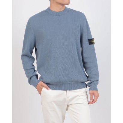 ストーンアイランド STONE ISLAND RIBBED SOFT ORGANIC COTTON （Avio Blue(V0024)）｜詳細画像