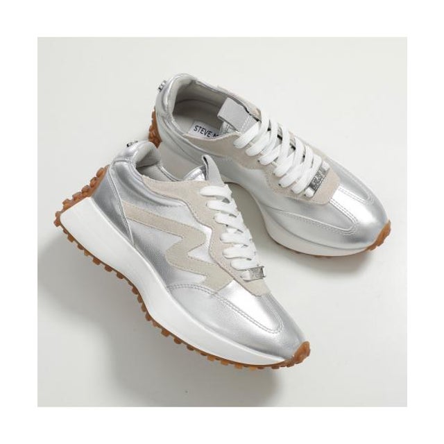 スニーカー CAMPO カンポ ボリュームソール （SILVER-PU/シルバー）